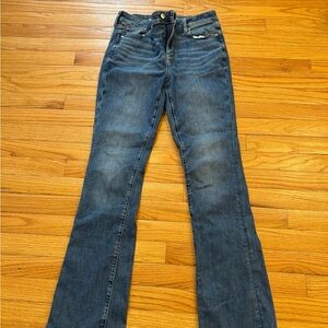 American Eagle Outfitters Blue Flare Jeans